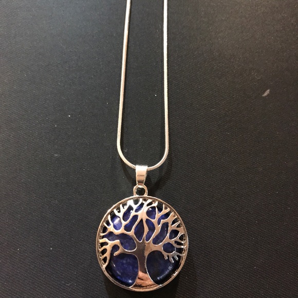 Tree of Life Necklace Genuine Stone - Picture 5 of 6